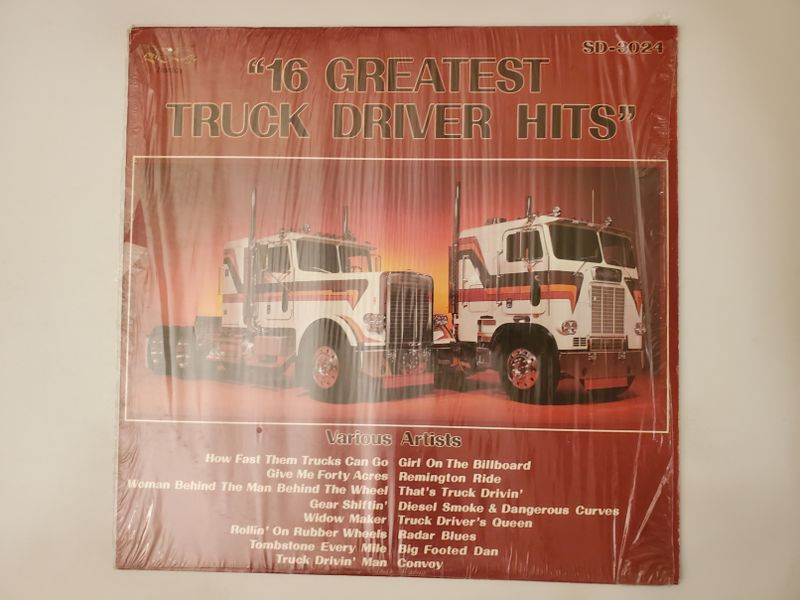 Various Artists 16 Greatest Truck Driver Hits vinyl record